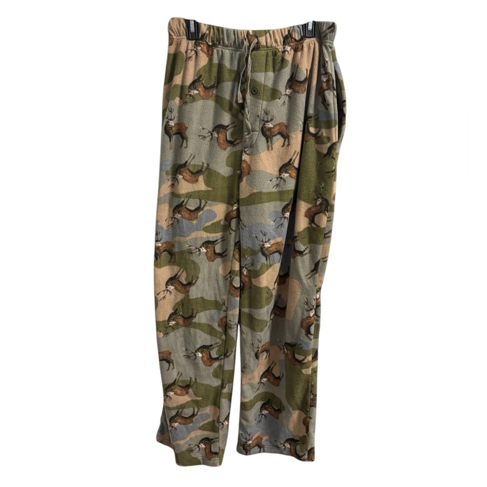 Still Water Supply Co. night pants‎ with deer Mens Size: XL 
Camouflage print - Picture 2 of 5